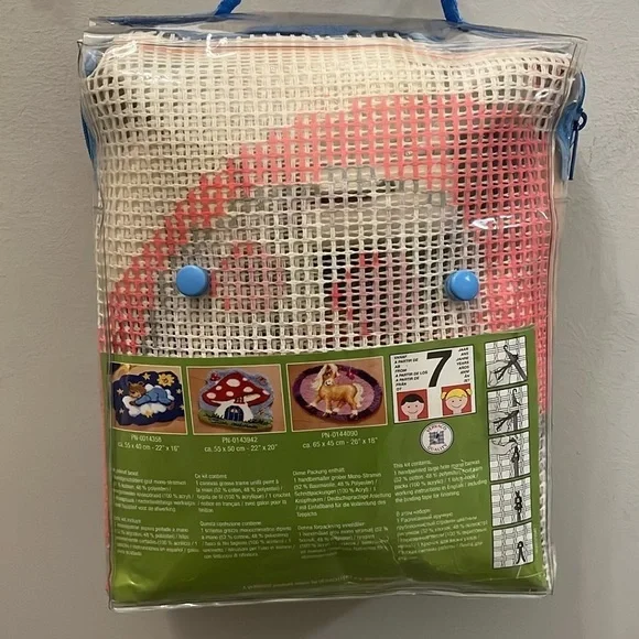 Vervaco Latch Hook Rug Kit Dog Puppy Arts & Crafts NWT - Picture 5 of 5